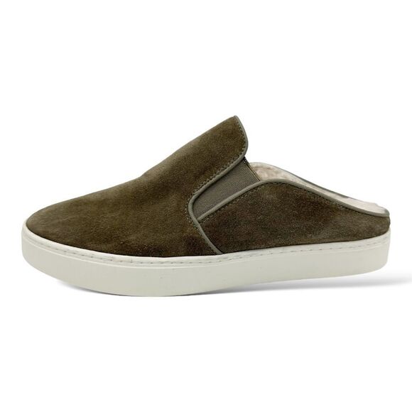 Vince Women’s Garvey 2 Genuine Shearling Lined Slip-On Sneaker Sz 6 - Picture 2 of 12